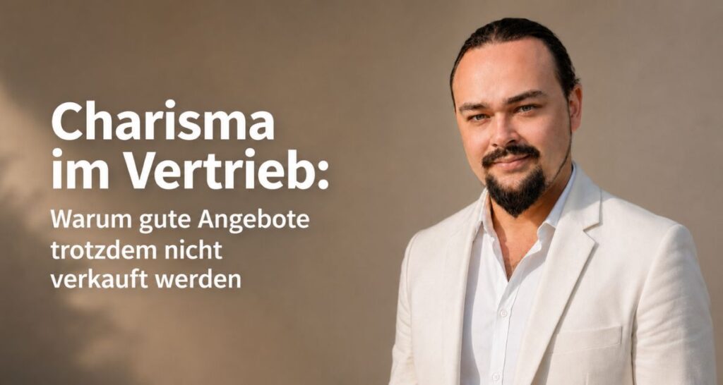 Charisma im Vertrieb: 3 Hebel für mehr Abschlüsse